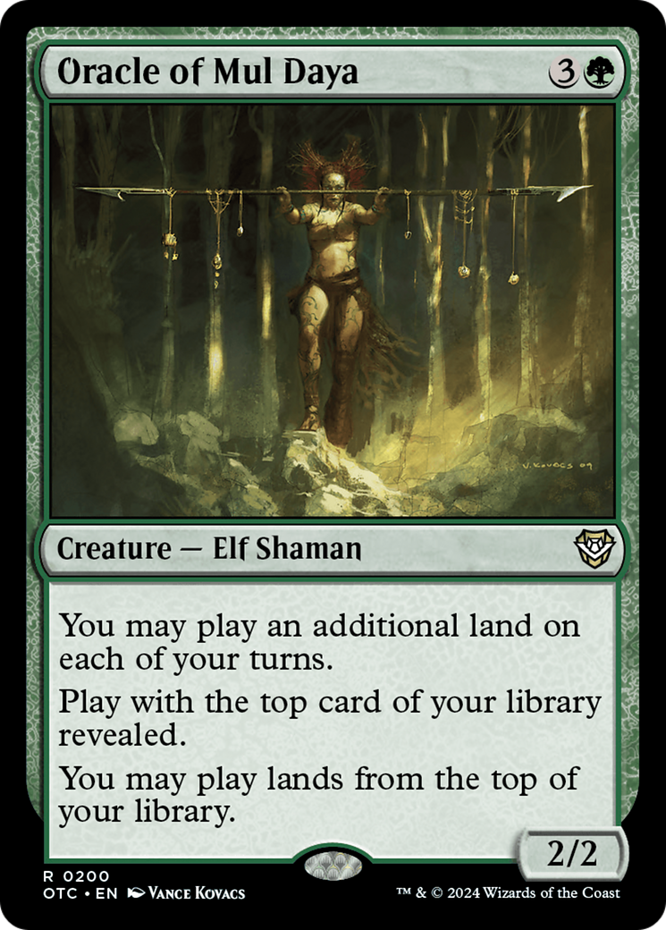 Image of Oracle of Mul Daya [Outlaws of Thunder Junction Commander]