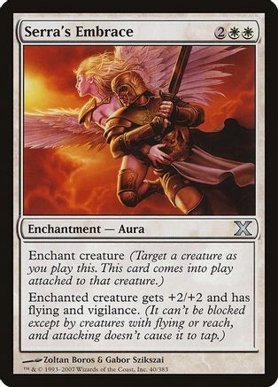 Image of Serra's Embrace (10E-040) - 10th Edition