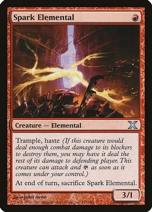 Image of Spark Elemental (10E-237) - 10th Edition Foil