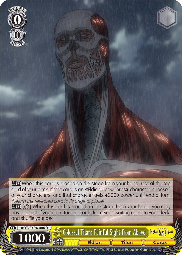 Image of Colossal Titan: Painful Sight from Above [Attack On Titan: Final Season]