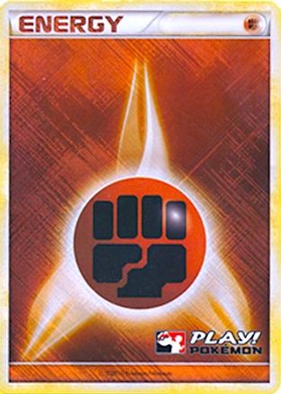 Image of Fighting Energy (2010 Play Pokemon Promo) [League & Championship Cards]
