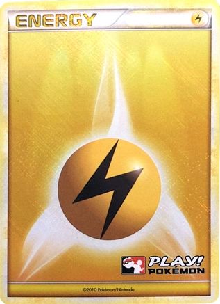 Image of Lightning Energy (2010 Play Pokemon Promo) [League & Championship Cards]