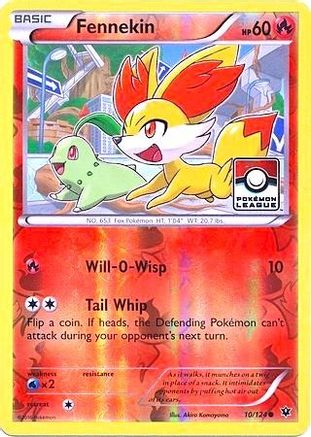 Image of Fennekin (10/124) (League Promo) [XY: Fates Collide]