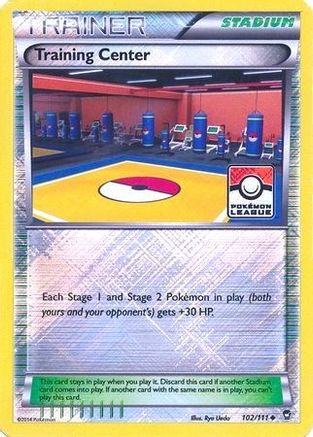 Image of Training Center (102/111) (League Promo) [XY: Furious Fists]