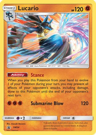 Image of Lucario (SM54) [Sun & Moon: Black Star Promos]