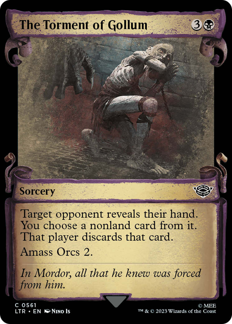 Image of The Torment of Gollum [The Lord of the Rings: Tales of Middle-Earth Showcase Scrolls]