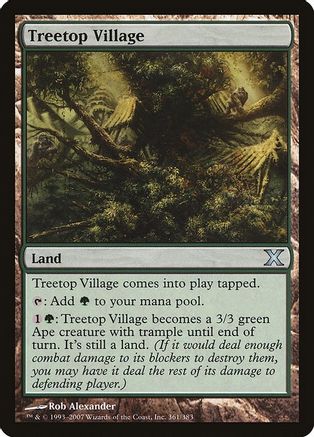 Image of Treetop Village (10E-361) - 10th Edition Foil