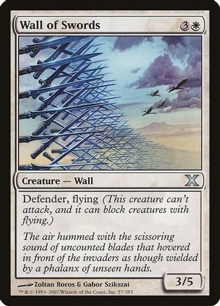 Image of Wall of Swords (10E-057) - 10th Edition Foil