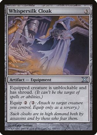 Image of Whispersilk Cloak (10E-345) - 10th Edition