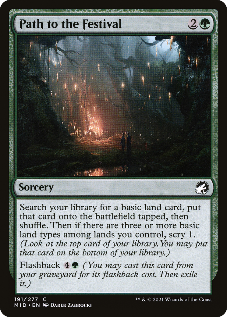 Image of Path to the Festival [Innistrad: Midnight Hunt]