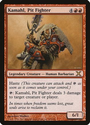 Image of Kamahl, Pit Fighter (10E-214) - 10th Edition Foil