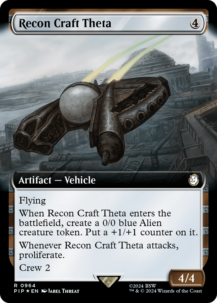 Image of Recon Craft Theta (Extended Art) (Surge Foil) [Fallout]