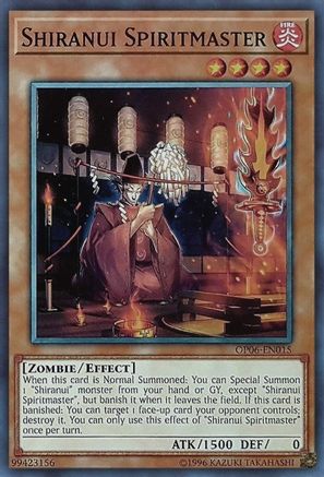 Image of Shiranui Spiritmaster [OP06-EN015] Common