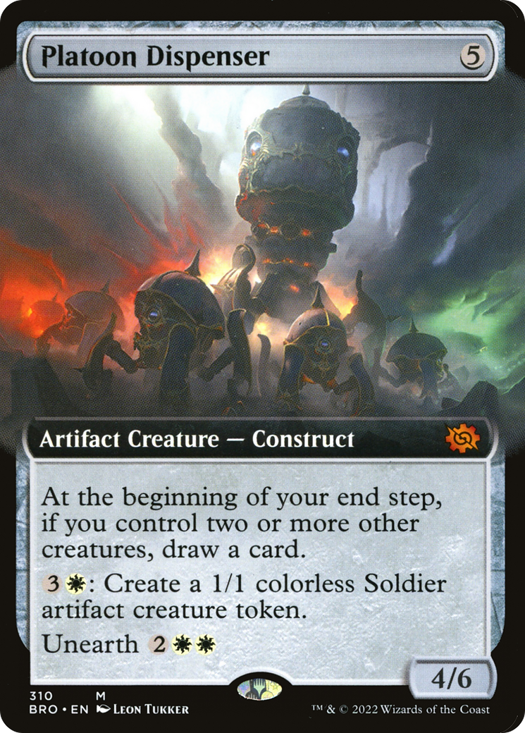 Image of Platoon Dispenser (Extended Art) [The Brothers' War]