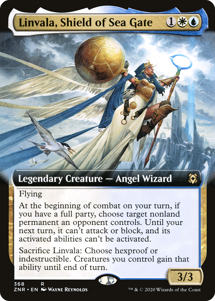 Image of Linvala, Shield of Sea Gate (Extended Art) [Zendikar Rising]