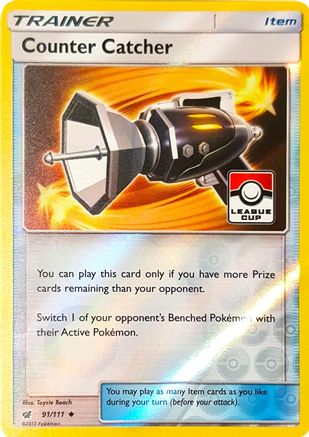 Image of Counter Catcher (91/111) (League Promo) [Sun & Moon: Crimson Invasion]
