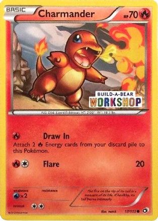 Image of Charmander (17/113) (Build A Bear Workshop Exclusive) [Black & White: Legendary Treasures]