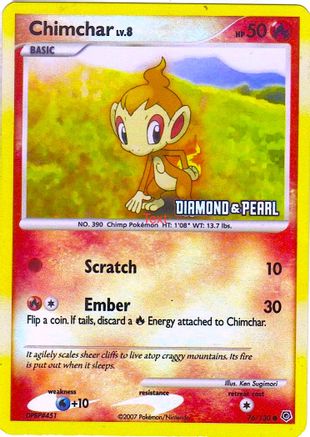 Image of Chimchar (76/130) [Burger King Promos: 2008 Collection]