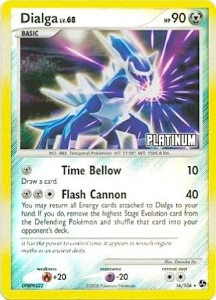 Image of Dialga (16/106) [Burger King Promos: 2009 Collection]