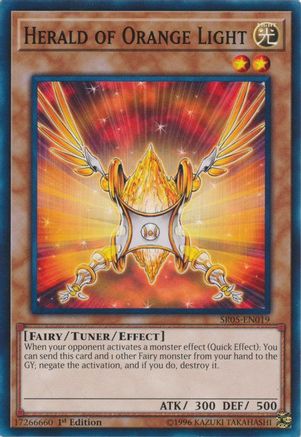 Image of Herald of Orange Light [SR05-EN019] Common