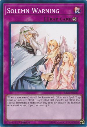 Image of Solemn Warning [SR05-EN037] Common