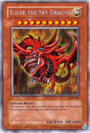 Image of Slifer the Sky Dragon (Secret Rare) [GBI-001] Secret Rare