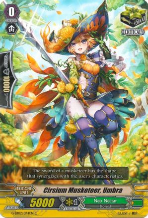 Cirsium Musketeer, Umbra (G-EB02: THE AWAKENING ZOO)