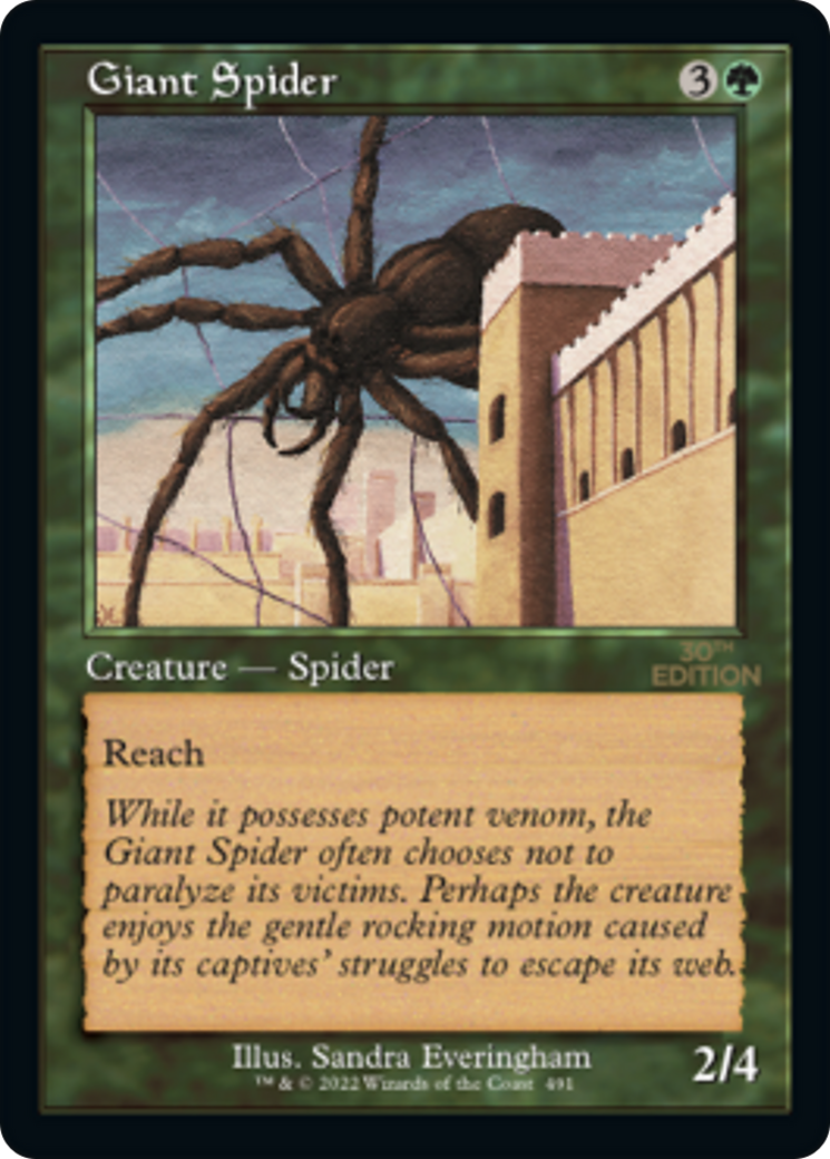 Image of Giant Spider (Retro) [30th Anniversary Edition]