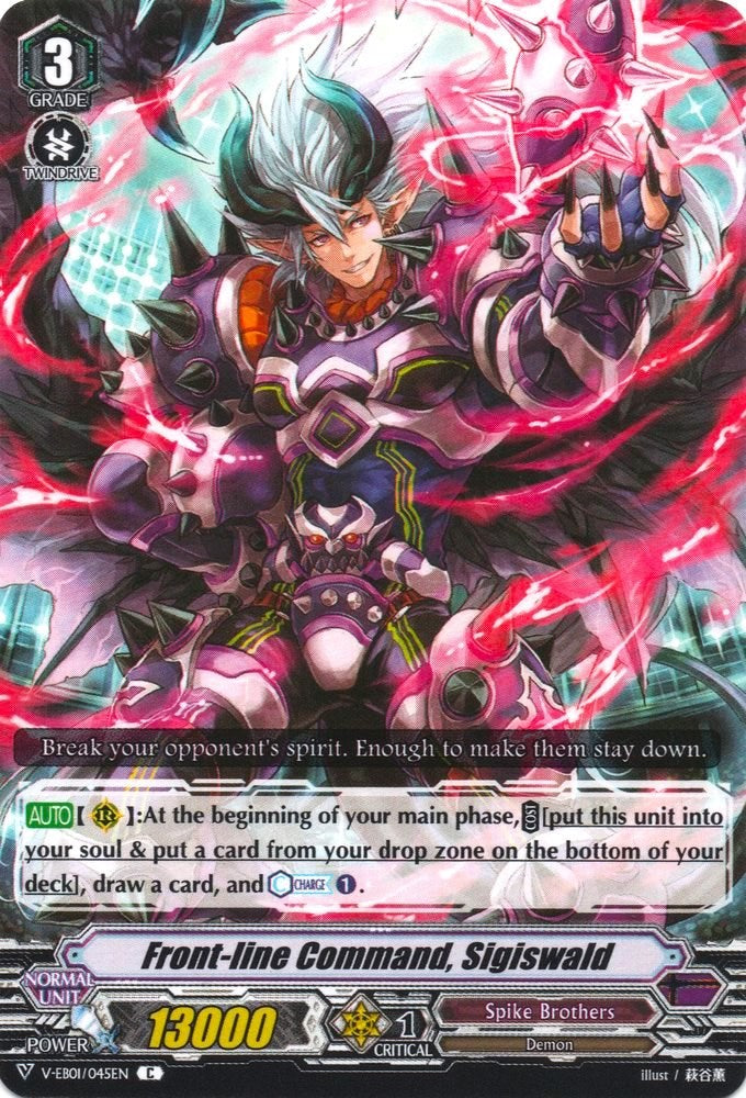 Image of Front-line Command, Sigiswald (V-EB01/045EN) [The Destructive Roar]