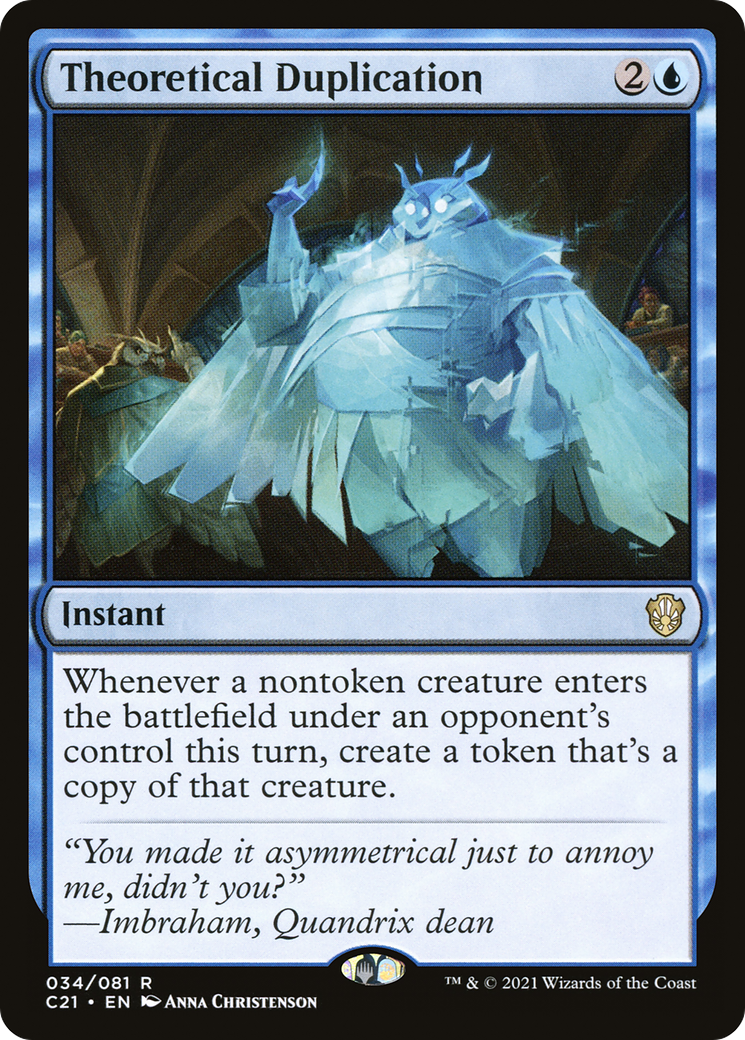 Image of Theoretical Duplication [Commander 2021]