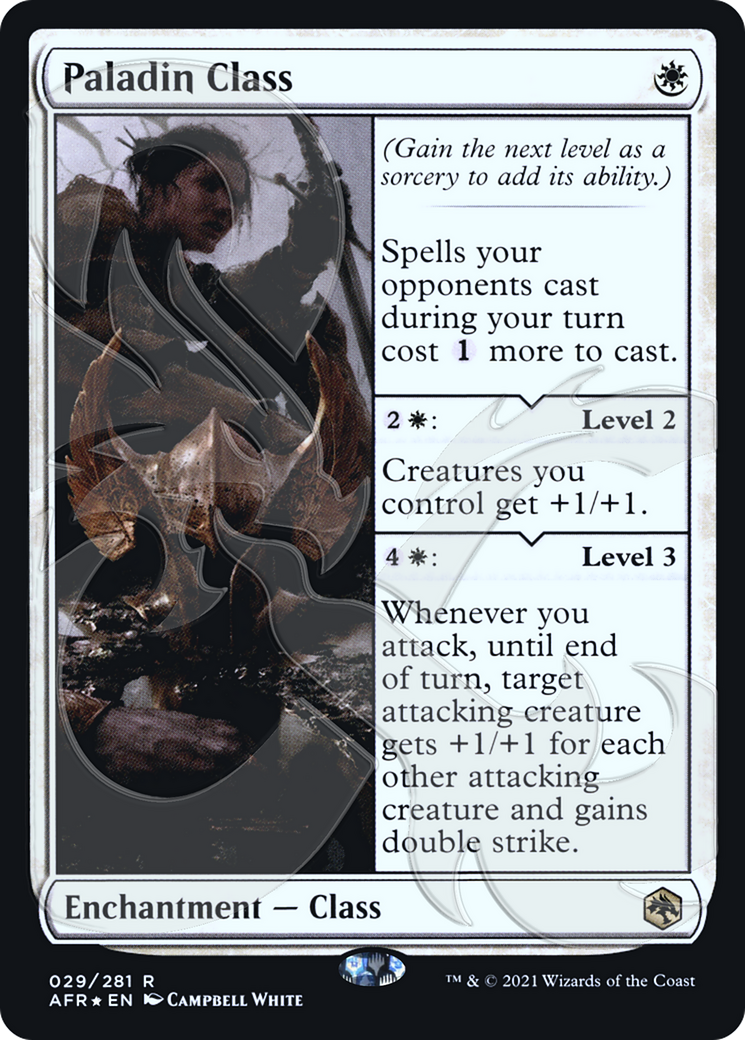 Image of Paladin Class (Ampersand Promo) [Dungeons & Dragons: Adventures in the Forgotten Realms Promos]