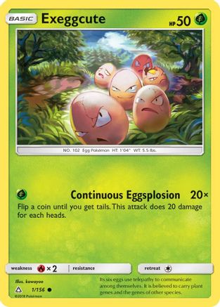 Image of Exeggcute (1/156) [Sun & Moon: Ultra Prism]