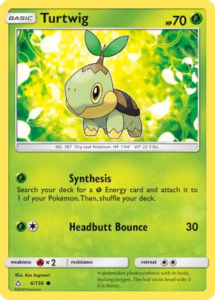 Image of Turtwig (6/156) [Sun & Moon: Ultra Prism]
