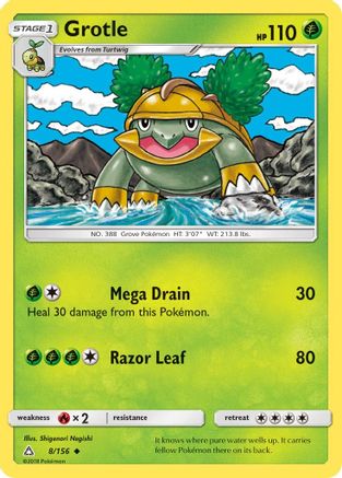 Image of Grotle (8/156) [Sun & Moon: Ultra Prism]