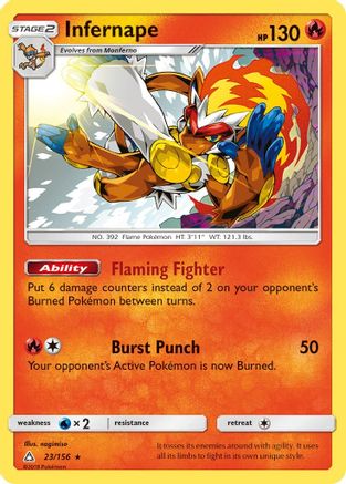 Image of Infernape (23/156) [Sun & Moon: Ultra Prism]