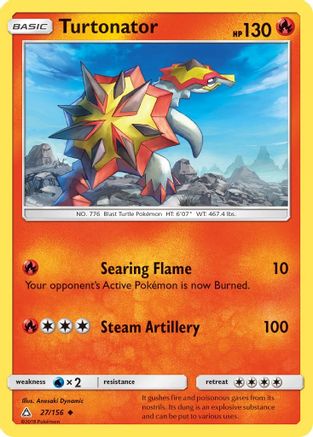 Image of Turtonator (27/156) [Sun & Moon: Ultra Prism]