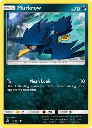 Image of Murkrow (71/156) [Sun & Moon: Ultra Prism]
