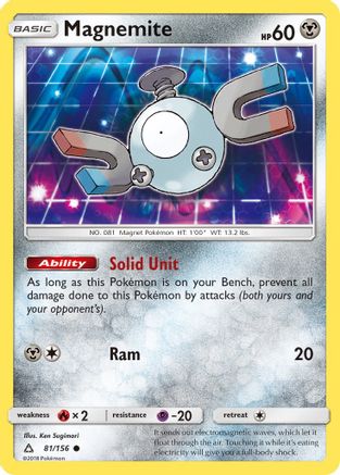 Image of Magnemite (81/156) [Sun & Moon: Ultra Prism]
