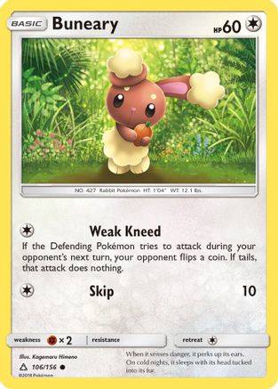 Image of Buneary (106/156) [Sun & Moon: Ultra Prism]