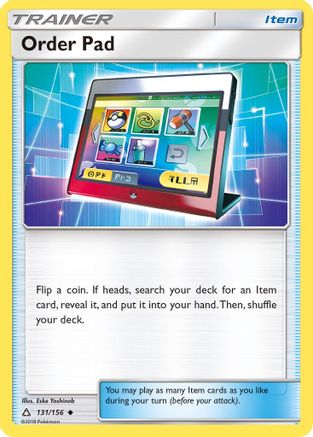 Image of Order Pad (131/156) [Sun & Moon: Ultra Prism]