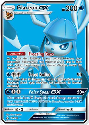 Image of Glaceon GX (141/156) [Sun & Moon: Ultra Prism]