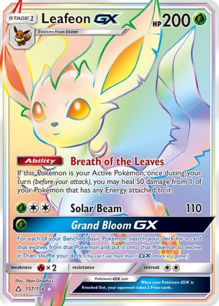 Image of Leafeon GX (157/156) [Sun & Moon: Ultra Prism]