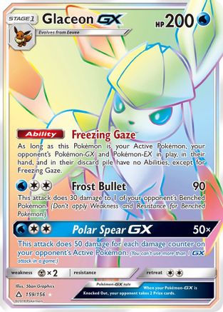 Image of Glaceon GX (159/156) [Sun & Moon: Ultra Prism]
