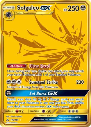 Image of Solgaleo GX (173/156) [Sun & Moon: Ultra Prism]