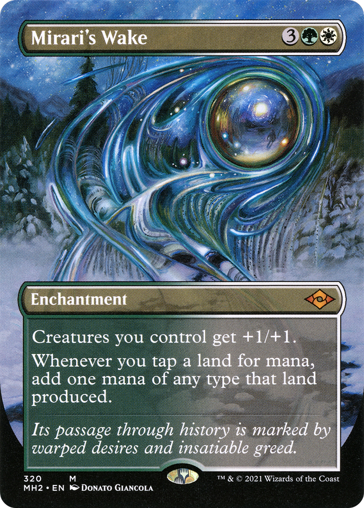 Image of Mirari's Wake (Borderless Alternate Art) [Modern Horizons 2]
