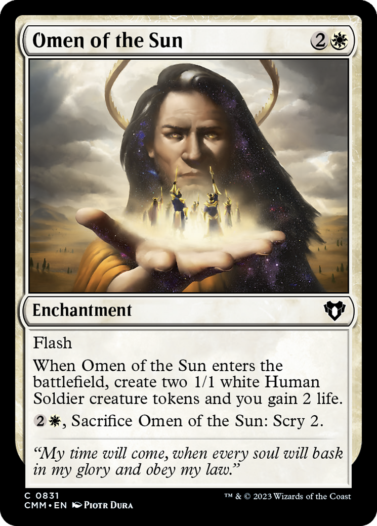 Image of Omen of the Sun [Commander Masters]