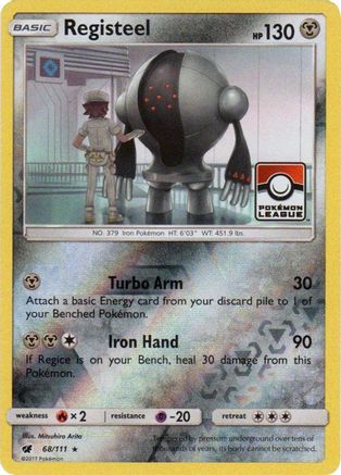 Image of Registeel (68/111) (League Promo) [Sun & Moon: Crimson Invasion]