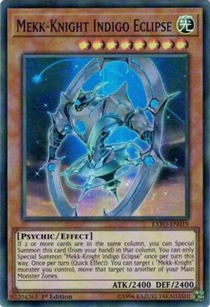 Image of Mekk-Knight Indigo Eclipse [EXFO-EN019] Super Rare