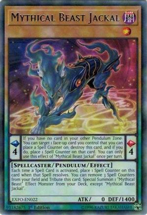 Image of Mythical Beast Jackal [EXFO-EN022] Rare