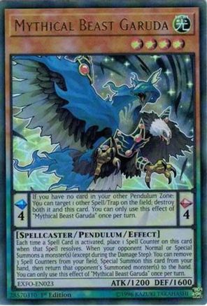 Image of Mythical Beast Garuda [EXFO-EN023] Ultra Rare